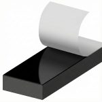 Uszczelka samoprzylpna lita  1 x 40mm L-20m gumowa czarna - 0621284