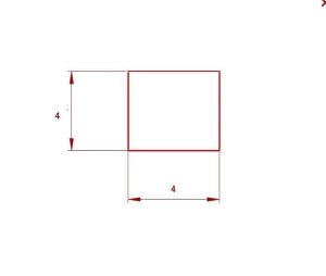 Uszczelka silikonowa lita 4 x 4mm matowy transparent - 0996915