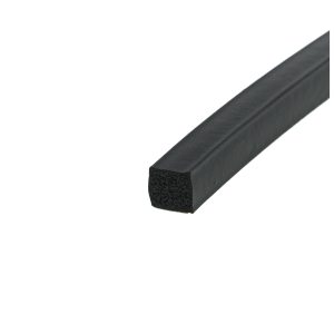 Uszczelak samoprzylepna  porowata z naskórkiem 8 x 8mm gumowa czarna - 0627480