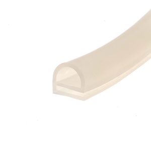 Uszczelka do drzwi chłodni silikonowa typ e 3 x 19 x 20mm bezbarwna  099040