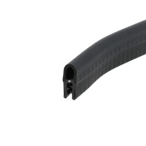 Uszczelka do drzwi samochodowych samozaciskowa na krawędź 3 - 4 x 9 x 21mm  czarna 04-047