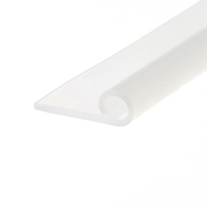 Uszczelka do drzwi silikonowa lita typ P 9 x 26 x 2mm bezbarwna  0625092