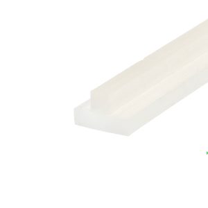 Abstract pale diagonal band across a white background, minimal geometric design