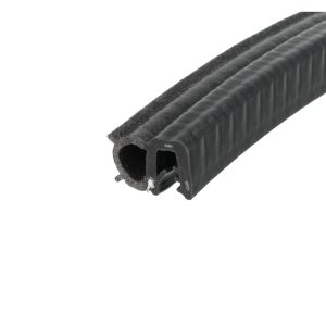 Uszczelka krawędziowa samozaciskowa silikonowa FDA  1,5 - 2,5 x 9 x 13mm czarna  0622609