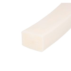 Uszczelka silikonowa  porowata bez kleju  20 x 30mm biała  06212030