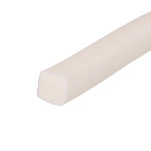 Uszczelka silikonowa porowata bez kleju techniczna 10 x 10mm biała  0621084