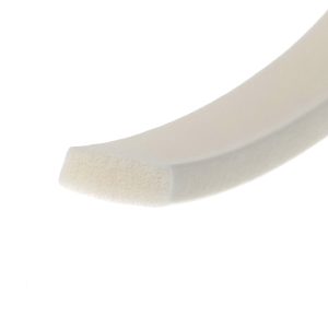 Uszczelka silikonowa porowata bez kleju techniczna 15 x 20mm biała  0621520