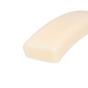 Uszczelka silikonowa  porowata  techniczna bez kleju  20 x 40mm biała  06212040