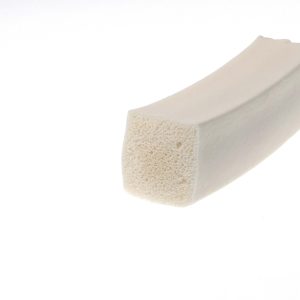 Uszczelka silikonowa  porowata techniczna bez kleju  30 x 30mm biała - 06258430
