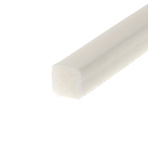 Uszczelka silikonowa  samoprzylepna porowata FDA  10 x 10mm biała  0621325