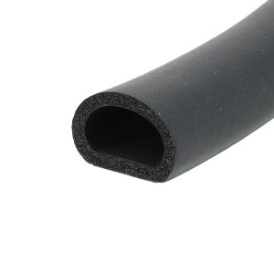 Uszczelka samoprzylepna porowata typ D 19,5 x 21mm  czarna  0791750