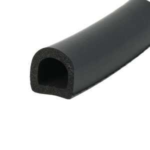 Uszczelka samoprzylepna pianka gumowa typ D 25 x 25mm czarna  0795272
