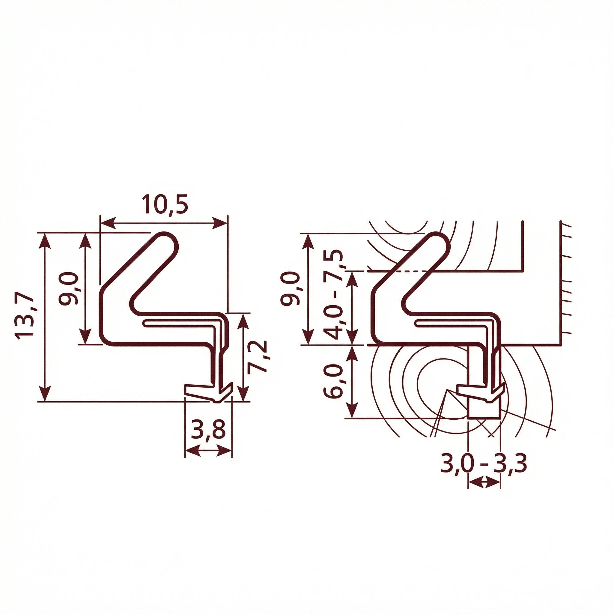 Uszczelka do okna drewnianego biała Qlon 3078 - 0146723