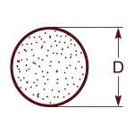 Uszczelka pianka neoprenowa fi 2 mm gęstość 0,40 +/-0,1g/cm³ sznur 0620313H